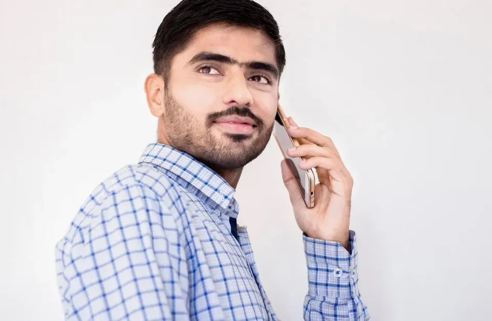 man, phone, portrait, model