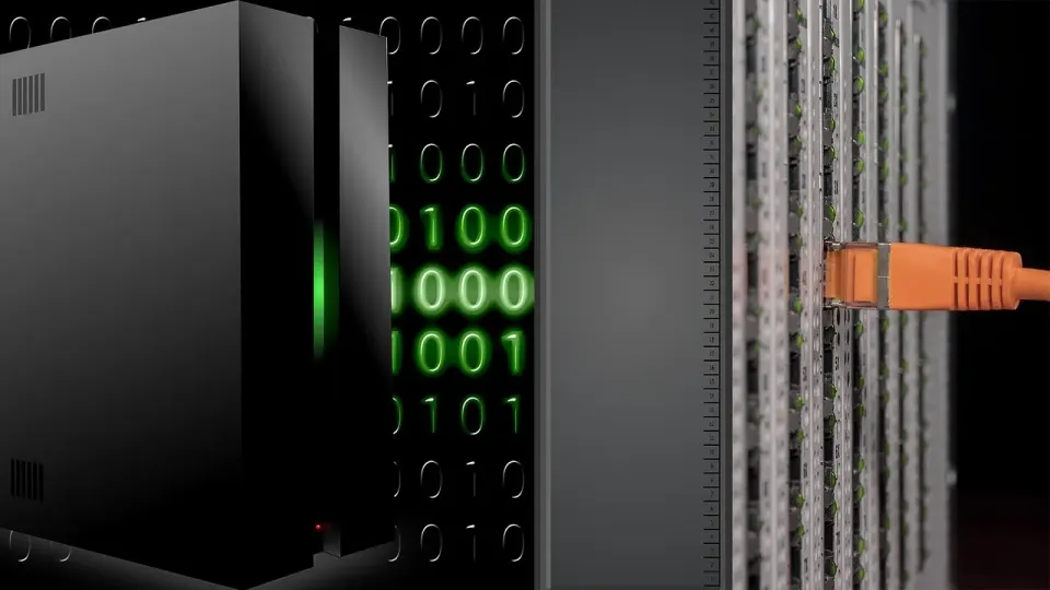 server, space, the server room, dark