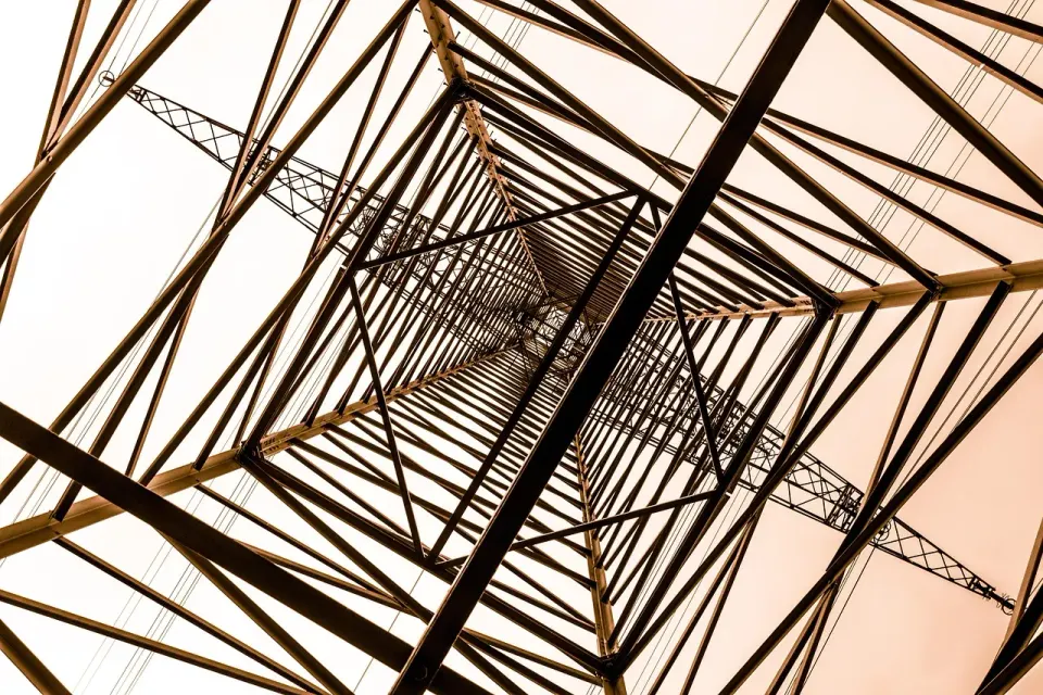 steel scaffolding, structure, power generation, strommast